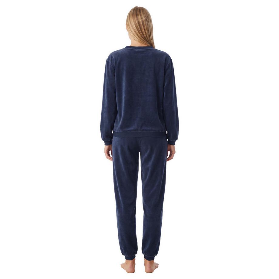 Schiesser Casual Velour Schlafanzug  