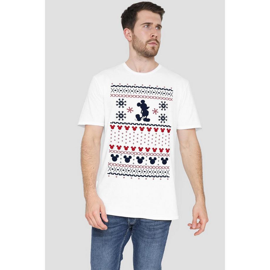 Disney Mickey Mouse Ugly Christmas Sweater T-Shirt  