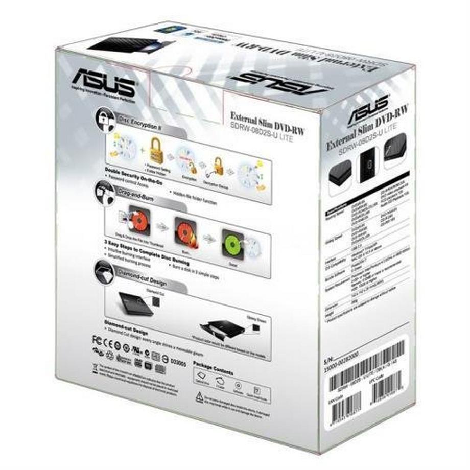 ASUS  -SDRW-08D2S-U LITE-DVD-RW-Brenner 