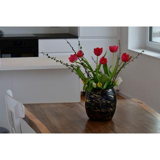 Blue Chilli Wein- und Champagnerkühler: -goldenes Marmordesign  