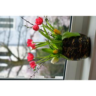 Blue Chilli Wein- und Champagnerkühler: -goldenes Marmordesign  