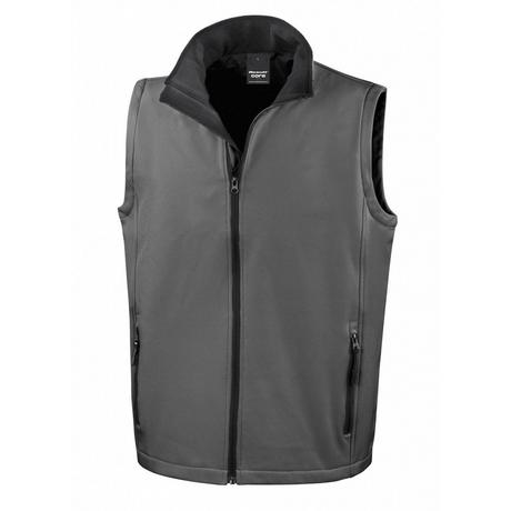 Result  Mens Core Printable Soft Shell Bodywarmer 