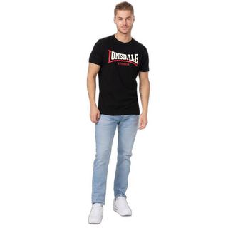 LONSDALE Two Tone Logo Regular Fit T-Shirt  