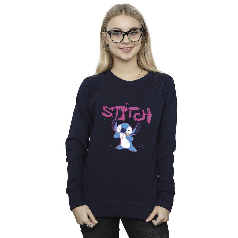 Disney Stitch Sweatshirt à Imprimé Graphique  