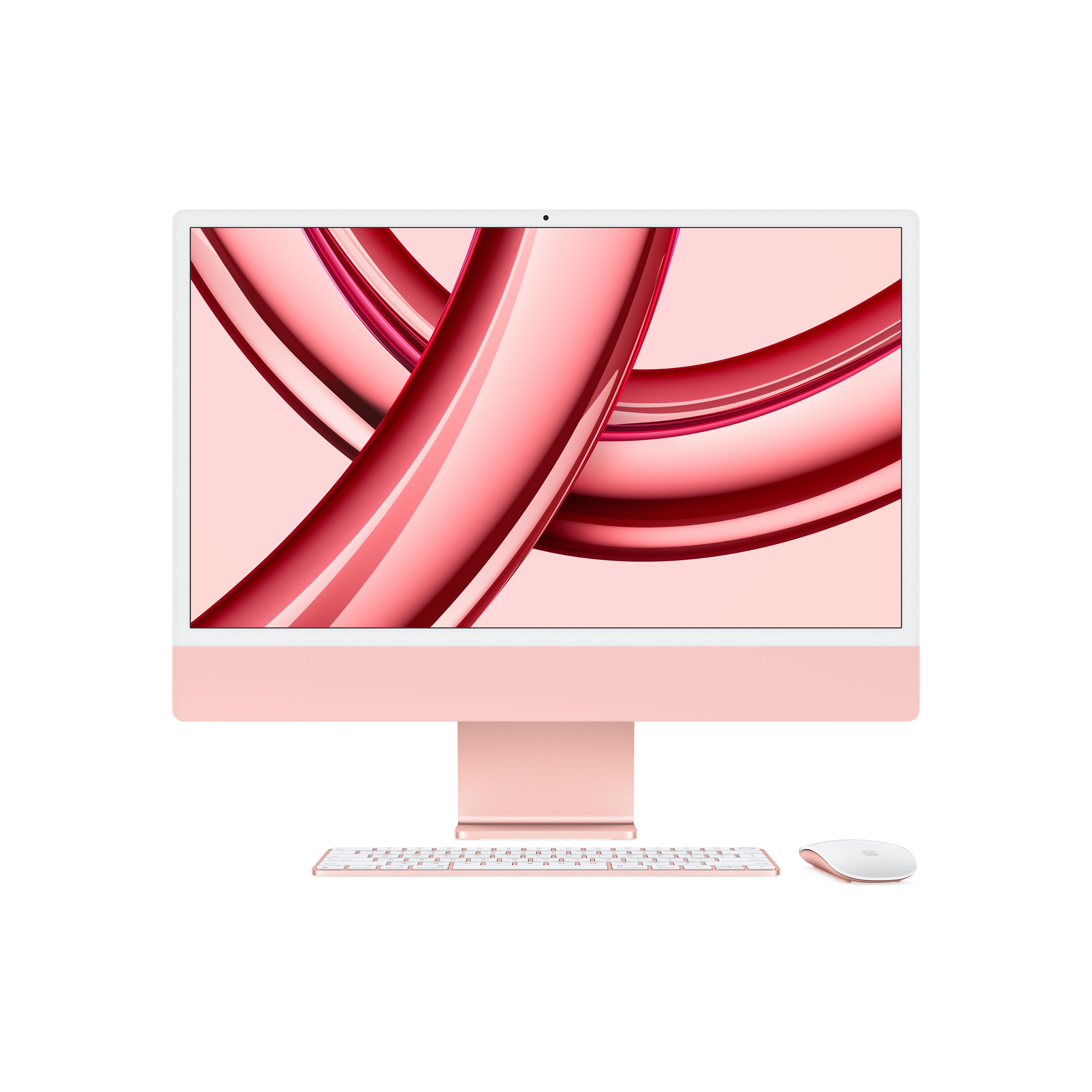 Apple  IMac  M M3 59,7 cm (23.5") 4480 x 2520 Pixel All-in-One-PC 8 GB 256 GB SSD macOS Sonoma Wi-Fi 6E (802.11ax) Pink 