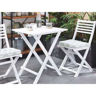 Beliani Bistro Set aus Akazienholz Klassisch FIJI  