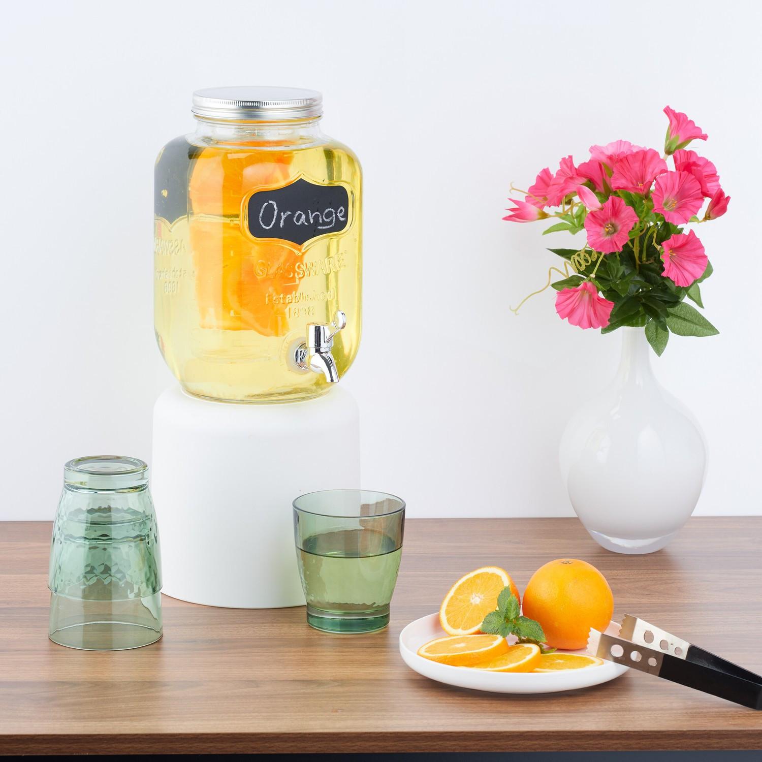 Northix Distributore di bevande con inserto per frutta 4 L  