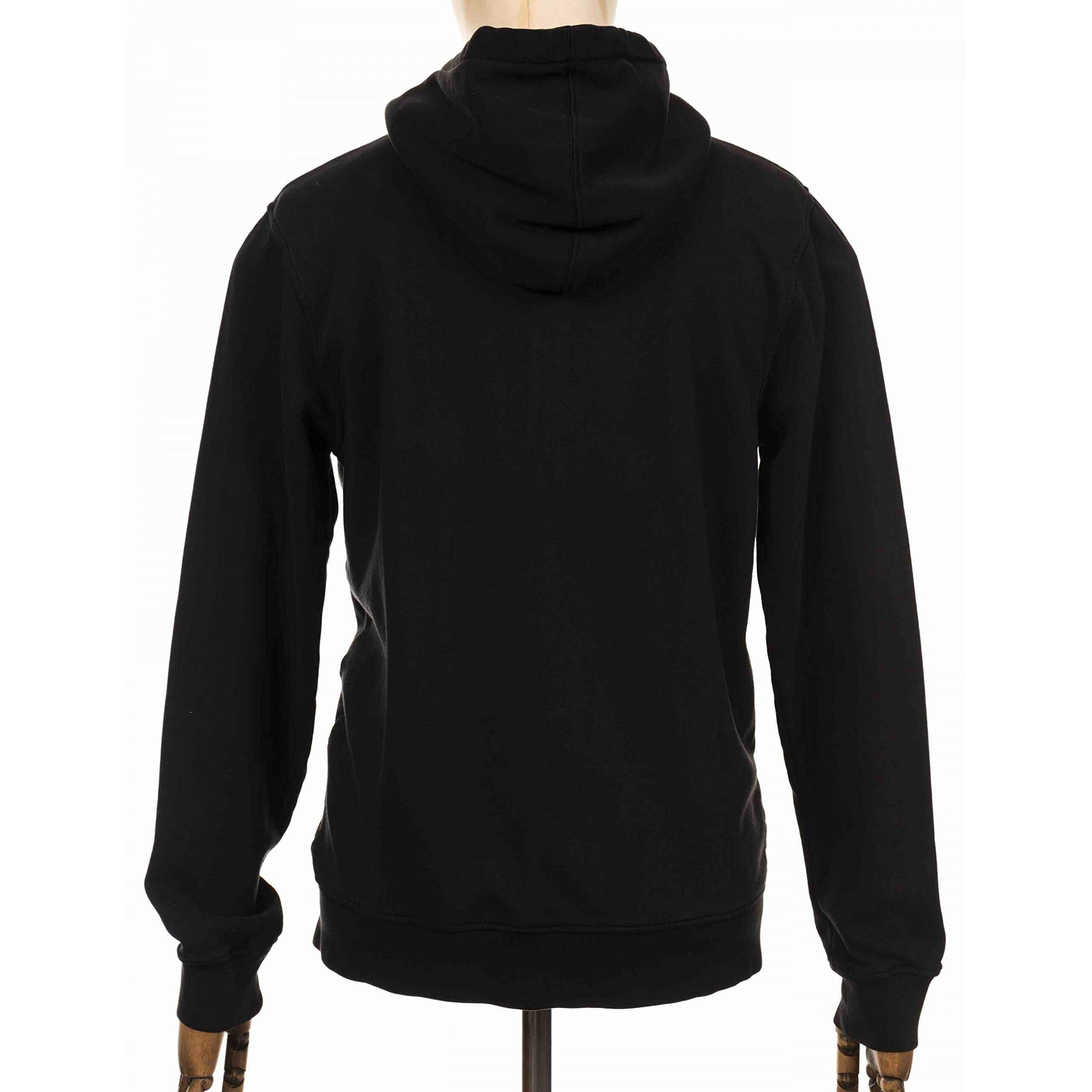 Colorful Standard  Sweatshirt à capuche zippé  Classic Organic deep black 