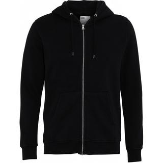 Colorful Standard  Sweatshirt à capuche zippé  Classic Organic deep black 