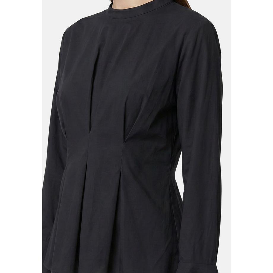 Roberta Rossi Blusa a maniche lunghe con orlo a campana e maniche a campana  