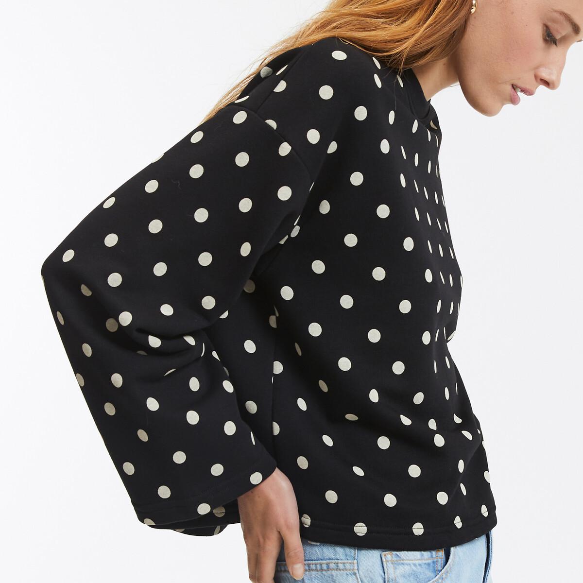 La Redoute Collections  Sweat imprimé à pois 