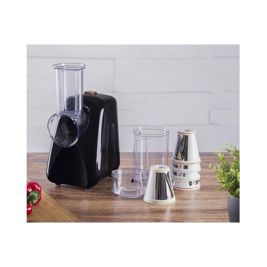 Berlinger elektronische Reibe für Gemüse & Obst Black Rose Collection  