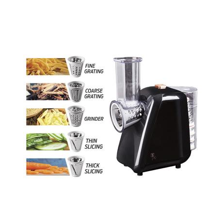 Berlinger elektronische Reibe für Gemüse & Obst Black Rose Collection  