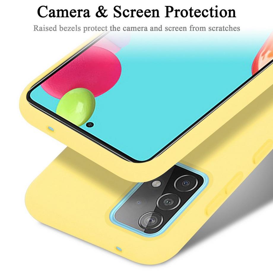 Cadorabo  Housse compatible avec Samsung Galaxy A52 (4G / 5G) / A52s - Coque de protection en silicone TPU flexible 