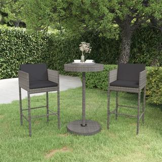 VidaXL Gartenbar set poly-rattan  