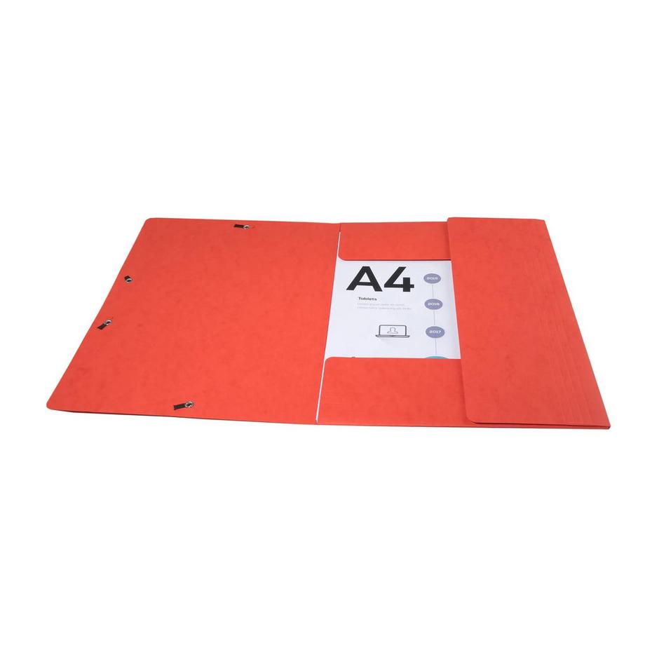 Exacompta Cartella 3 lembi con elastici Maxi capacity cartoncino goffrato 425g/mq Scotten - A4 - x 50  