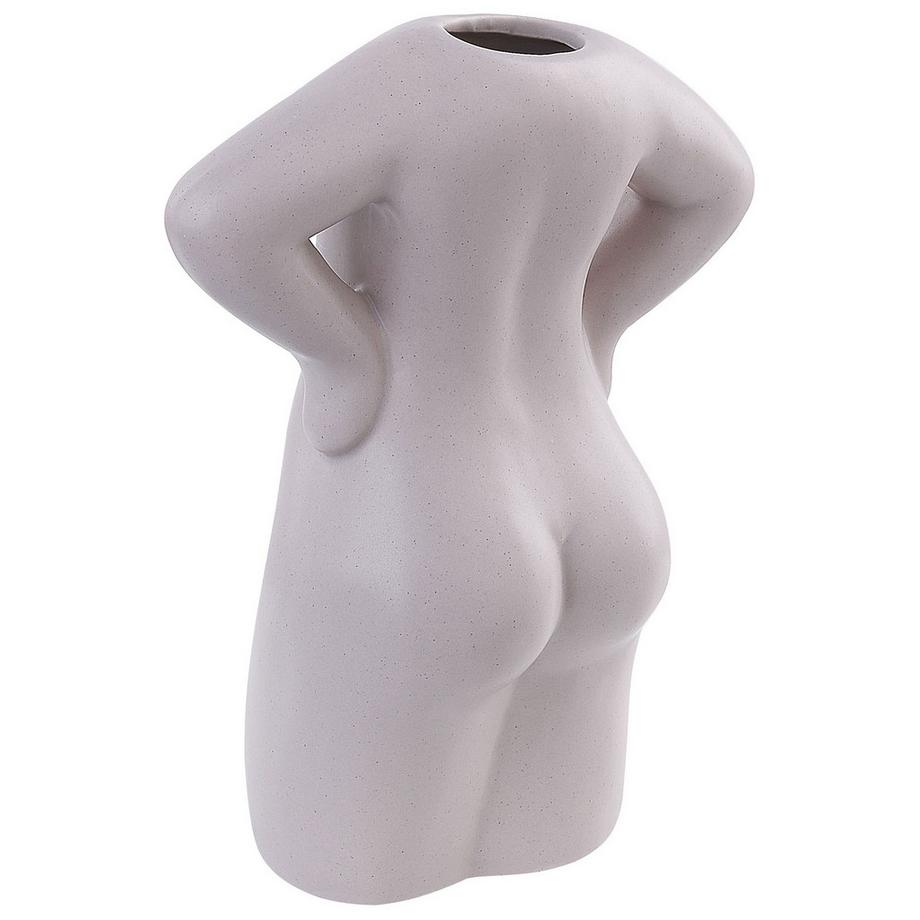 Beliani Vase à fleurs en Porcelaine Moderne KILKIS  