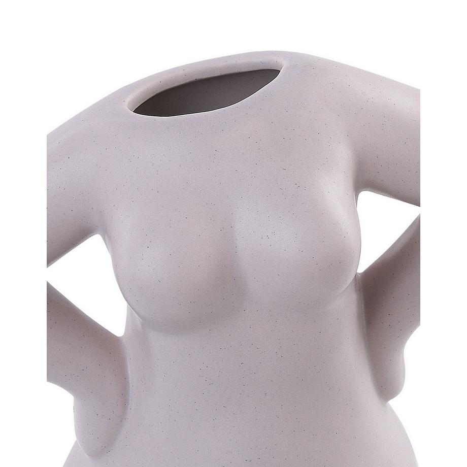 Beliani Vase à fleurs en Porcelaine Moderne KILKIS  