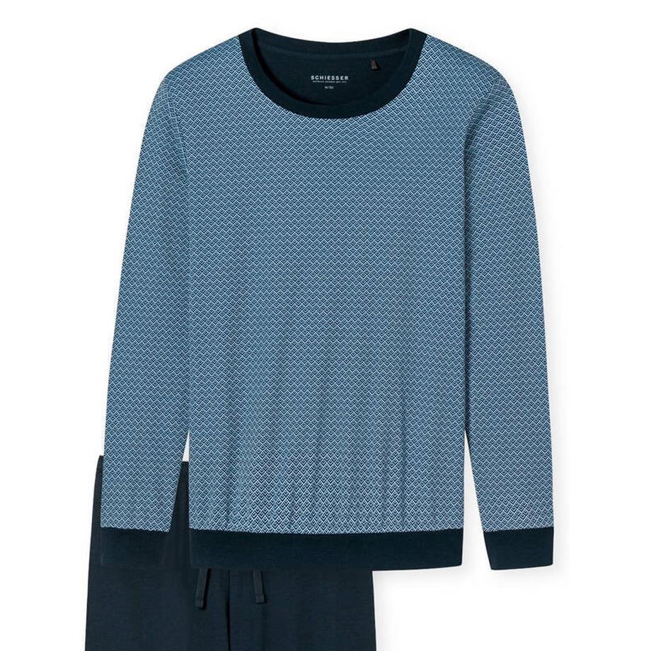 Schiesser Bündchen Pyjama  