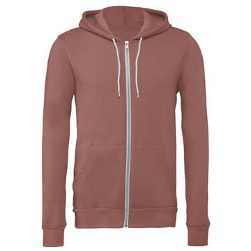 Canvas Sweat à capuche et fermeture zippée