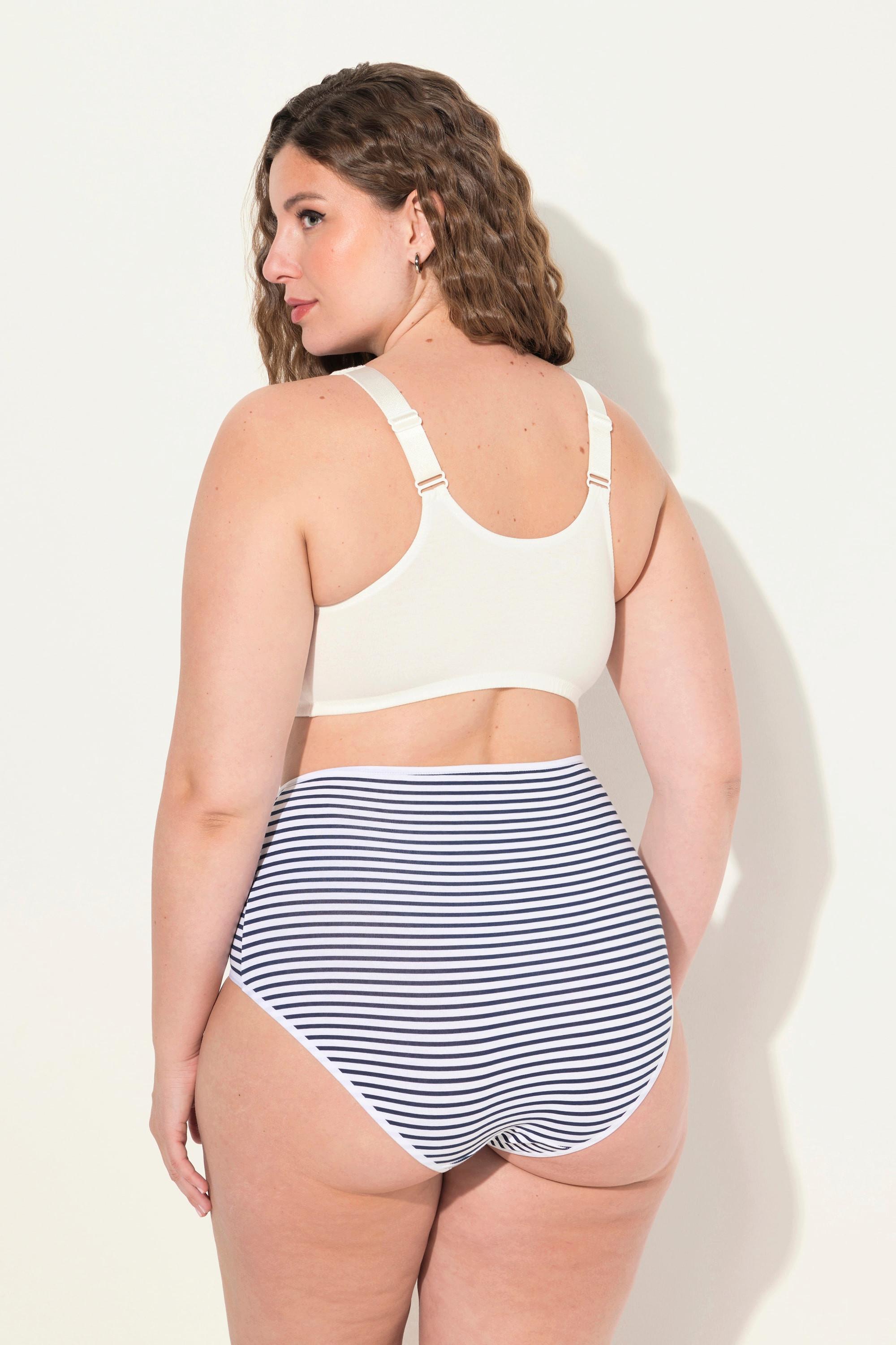 Ulla Popken Reggiseno sostenitivo Chiusura anteriore senza ferretto Coppa C-E  