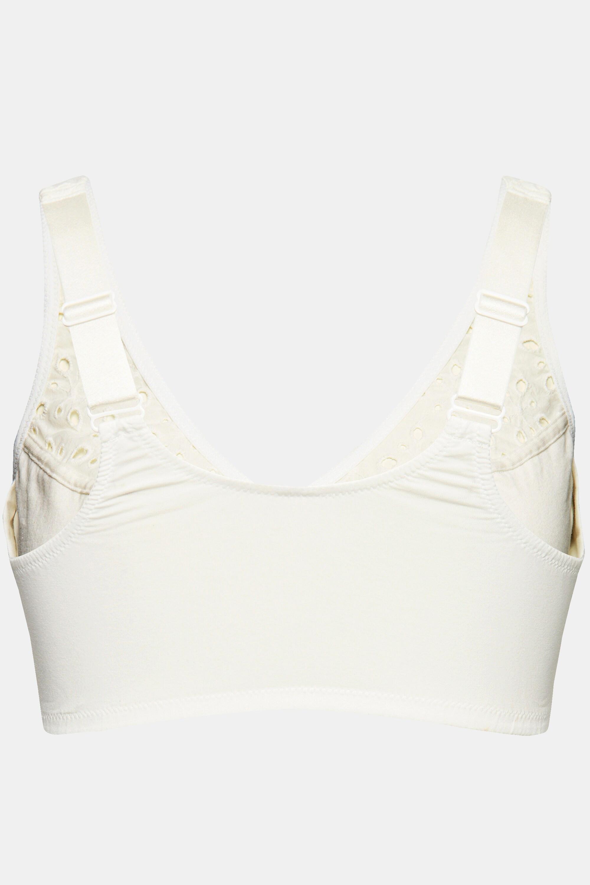 Ulla Popken Reggiseno sostenitivo Chiusura anteriore senza ferretto Coppa C-E  