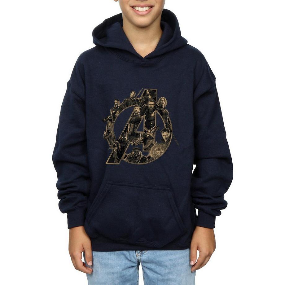 MARVEL  Sweat à capuche AVENGERS INFINITY WAR 
