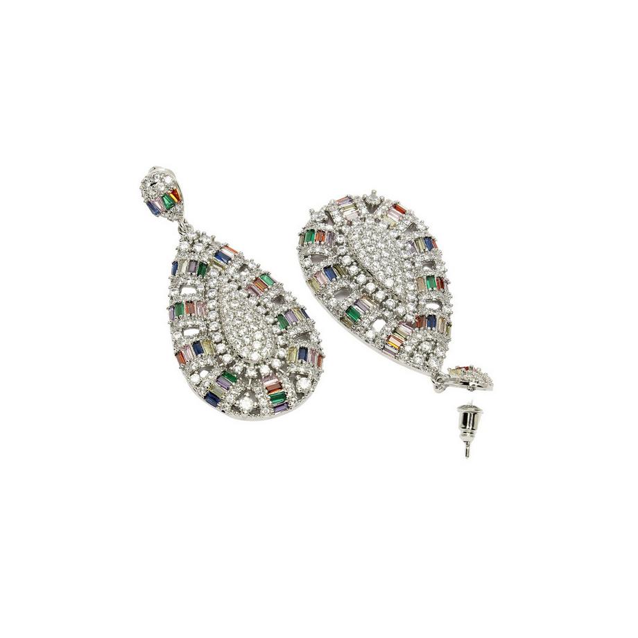 AVANT-GARDE PARIS  Collezione Diva Orecchini a Goccia Reali in Zirconia Cubica 