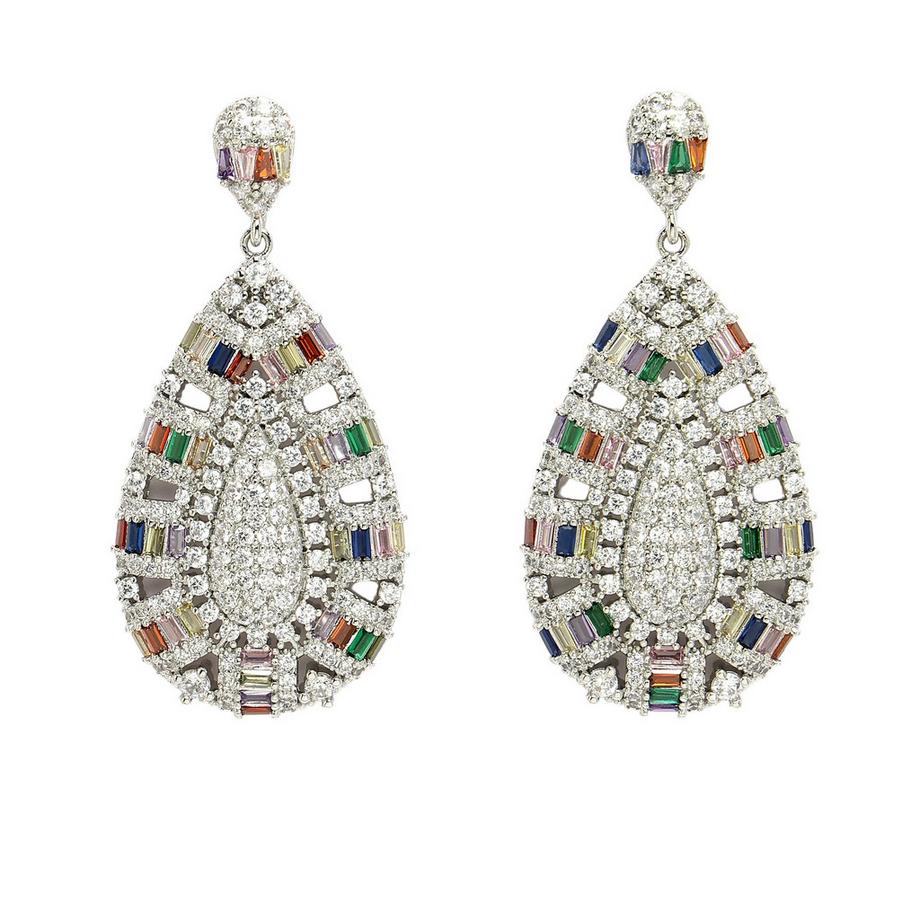 Collezione Diva Orecchini a Goccia Reali in Zirconia Cubica