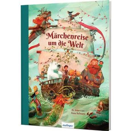 Märchenreise um die Welt Brüder Grimm; Andersen, Hans Christian; Hofmann, Anne (Illustrationen); Sauerhöfer, Ulrike (Adaptiert); Tress, Sylvia (Adaptiert) Couverture rigide 