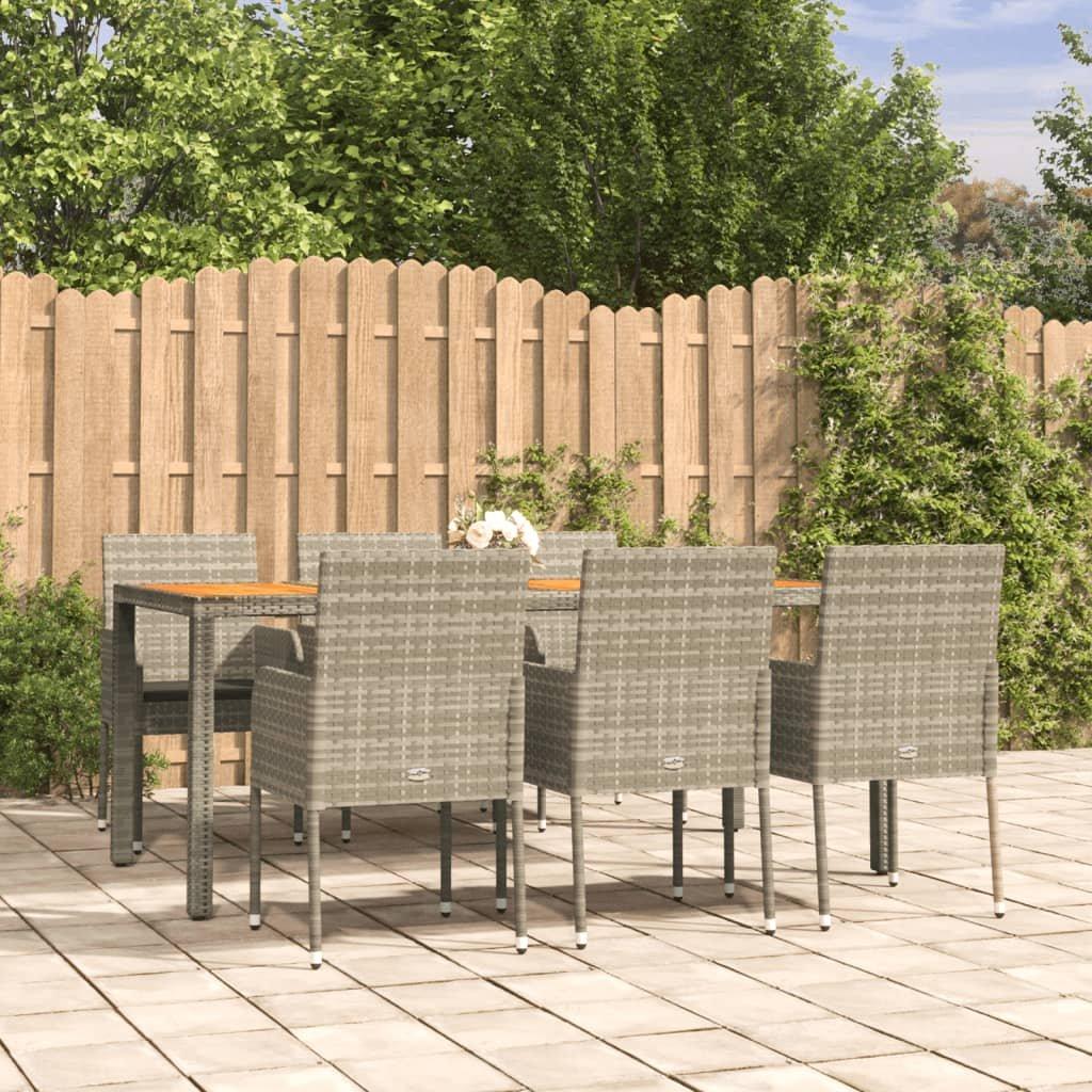 VidaXL Garten essgruppe poly-rattan  