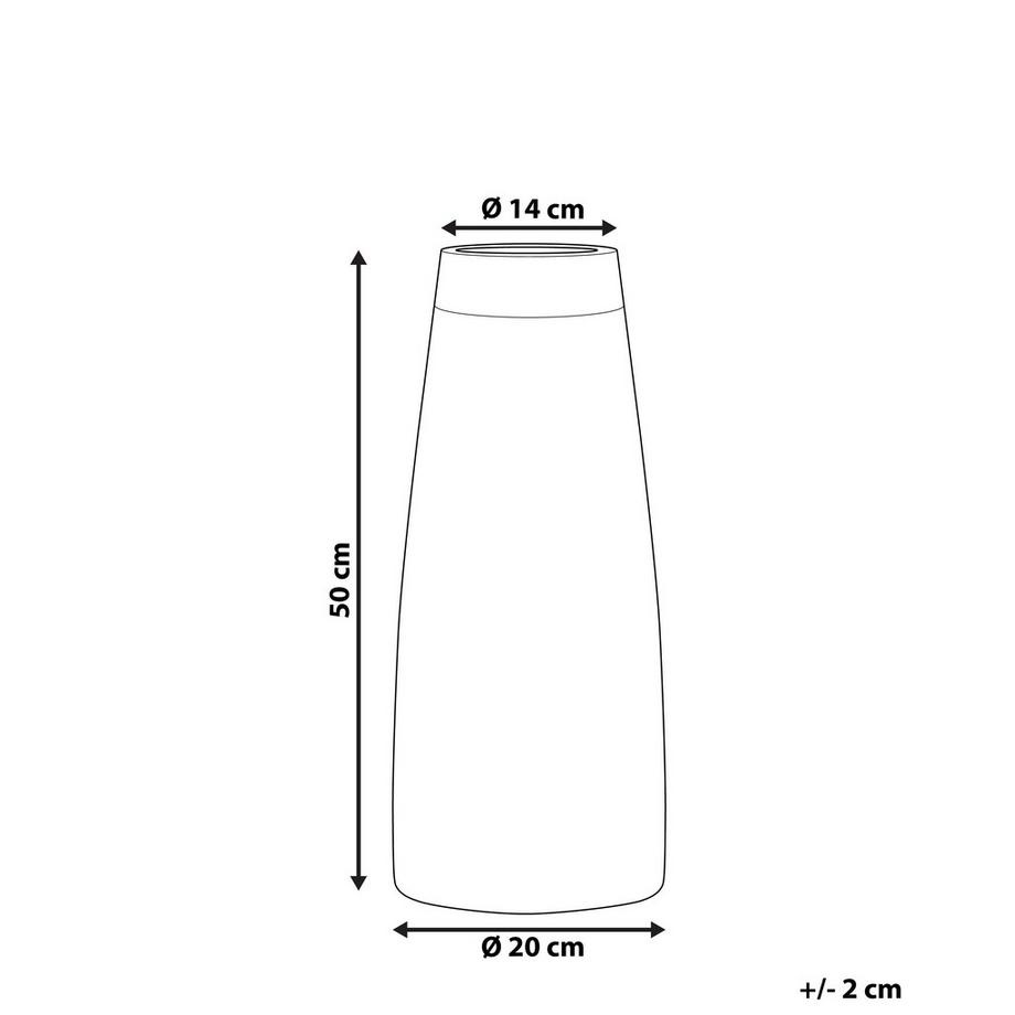 Beliani Vase décoratif en Terre cuite Rustique CYRENE  