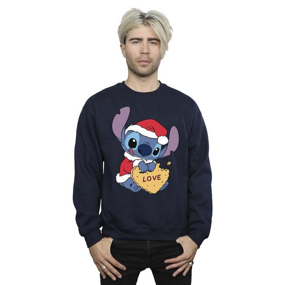 Disney Stitch Christmas Love Cookie Sweatshirt  