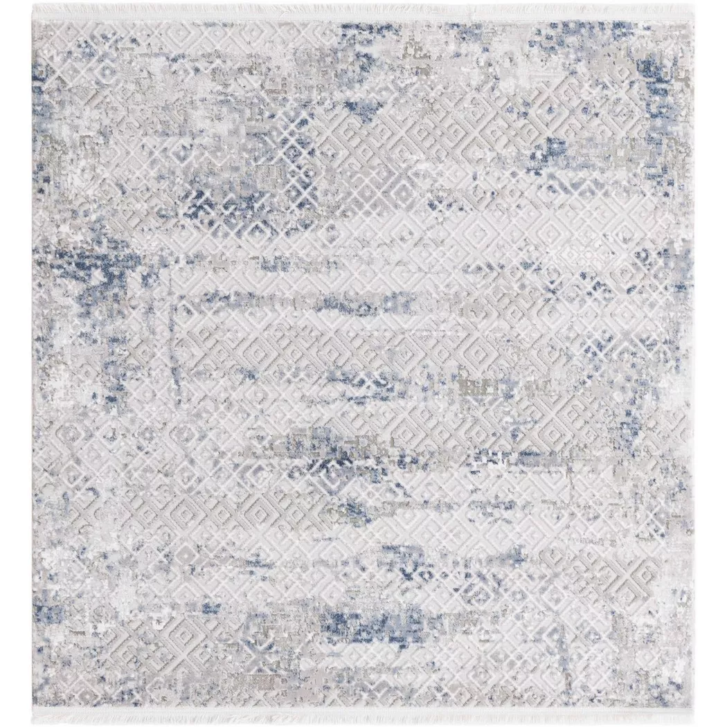 Hadorn - Teppich Davos Fusion, 160 cm, Blau