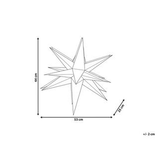 Beliani Luci a LED decorative en Carta Moderno BHAGIRATHI  