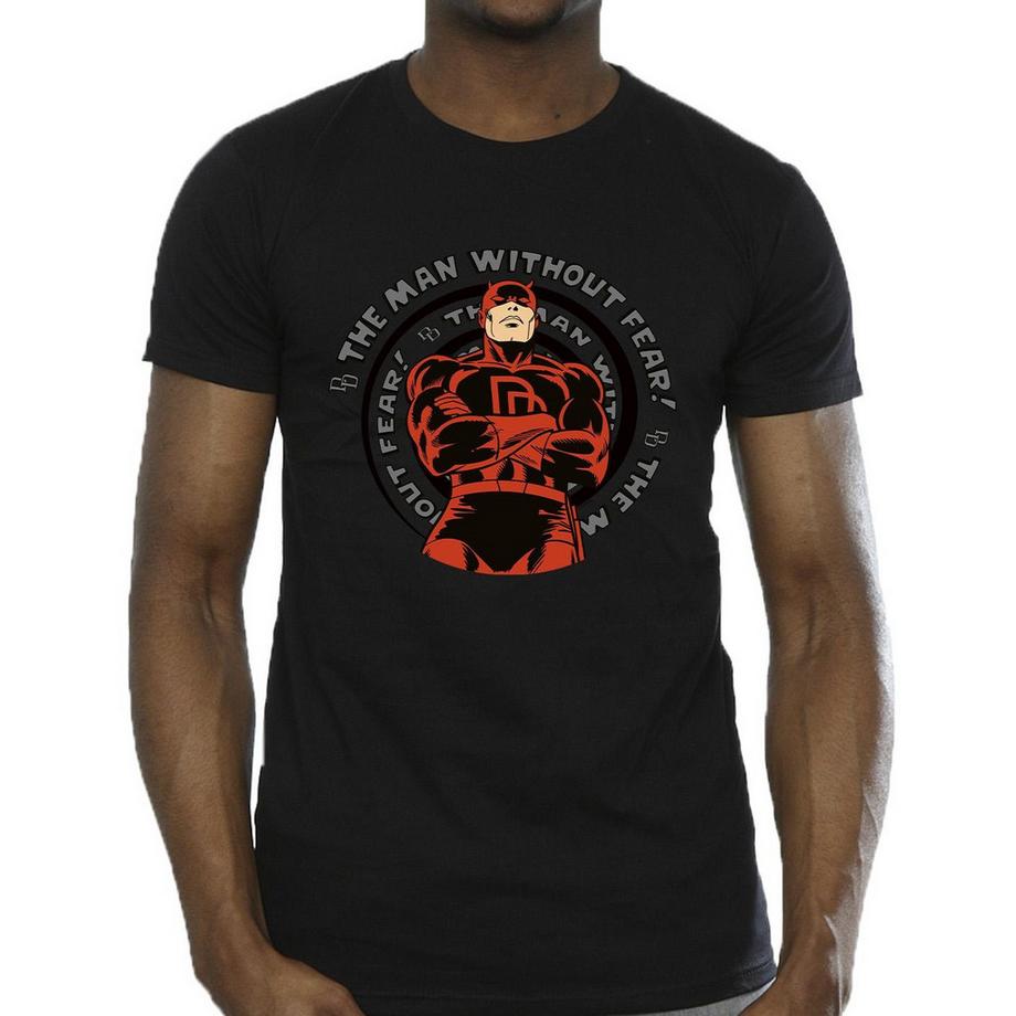 MARVEL Daredevil The Man Without Fear T-Shirt Stampata  