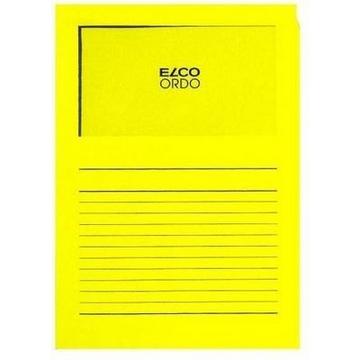 ELCO Sichthülle Ordo 120g A4 29489.72 intensivgelb, Fenster 100 Stk.