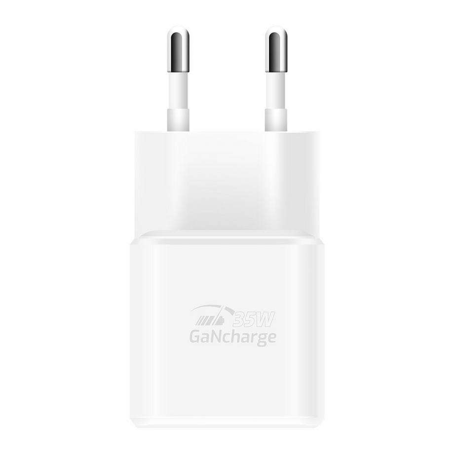 SWISSTEN  GaN 35W USB + USB-C Netzteil Weiß 