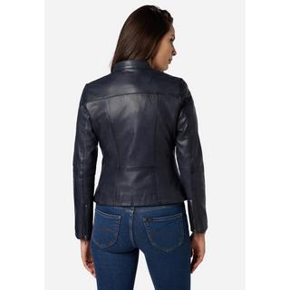 RICANO  Veste en cuir s Abigale, style classique en cuir d'agneau ultra doux 