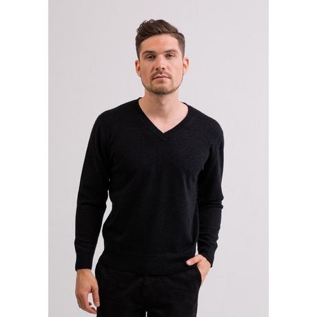 CASH-MERE.CH Pullover Cashmere Scollo a V  