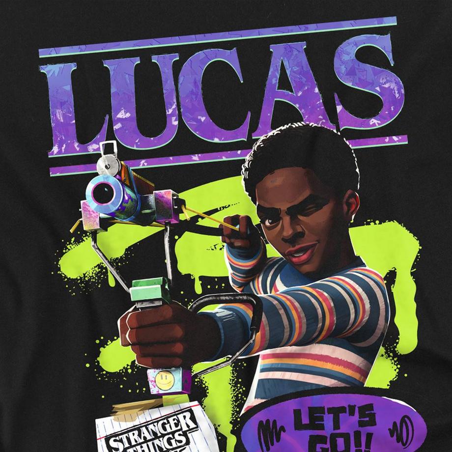 Stranger Things  Stranger Things: Tales From ´85 Maglietta Lucas Manica Lunga 