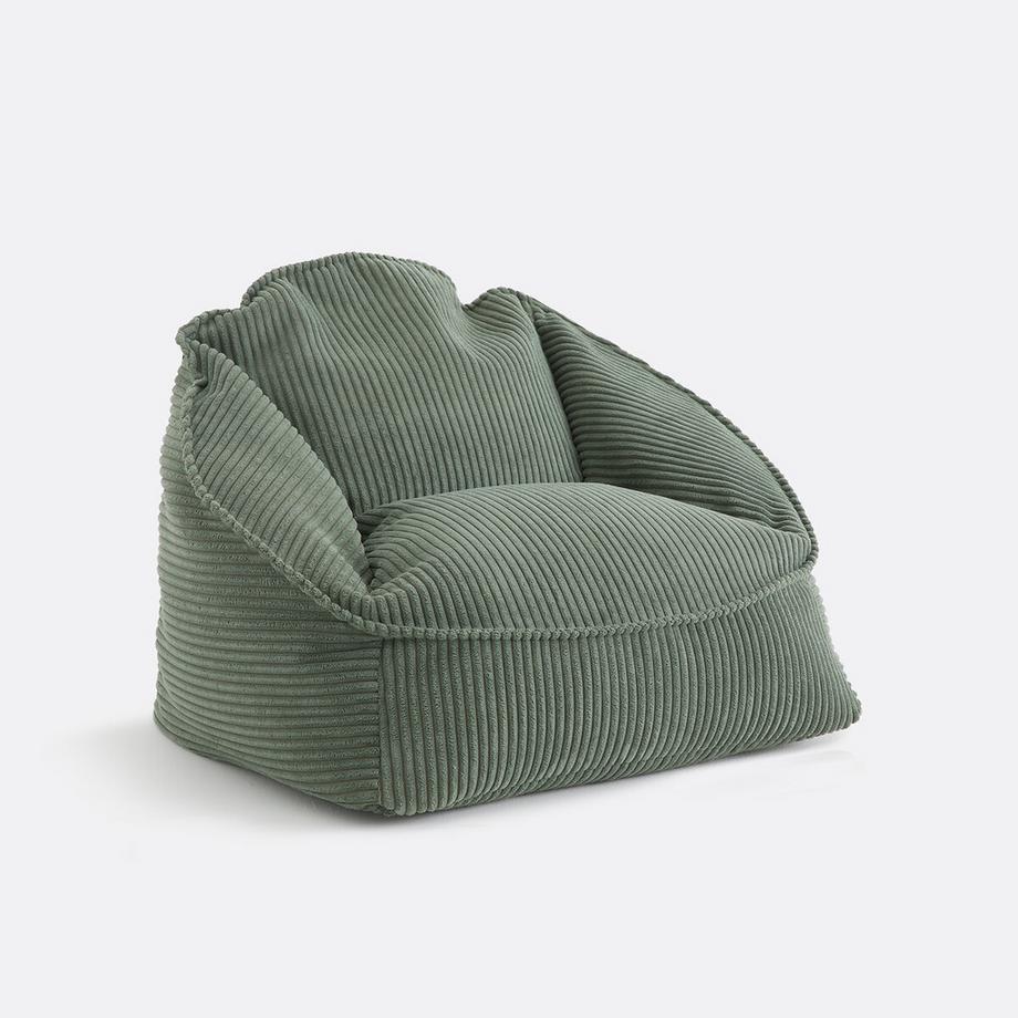 Kinder Hocker Sessel aus Cord