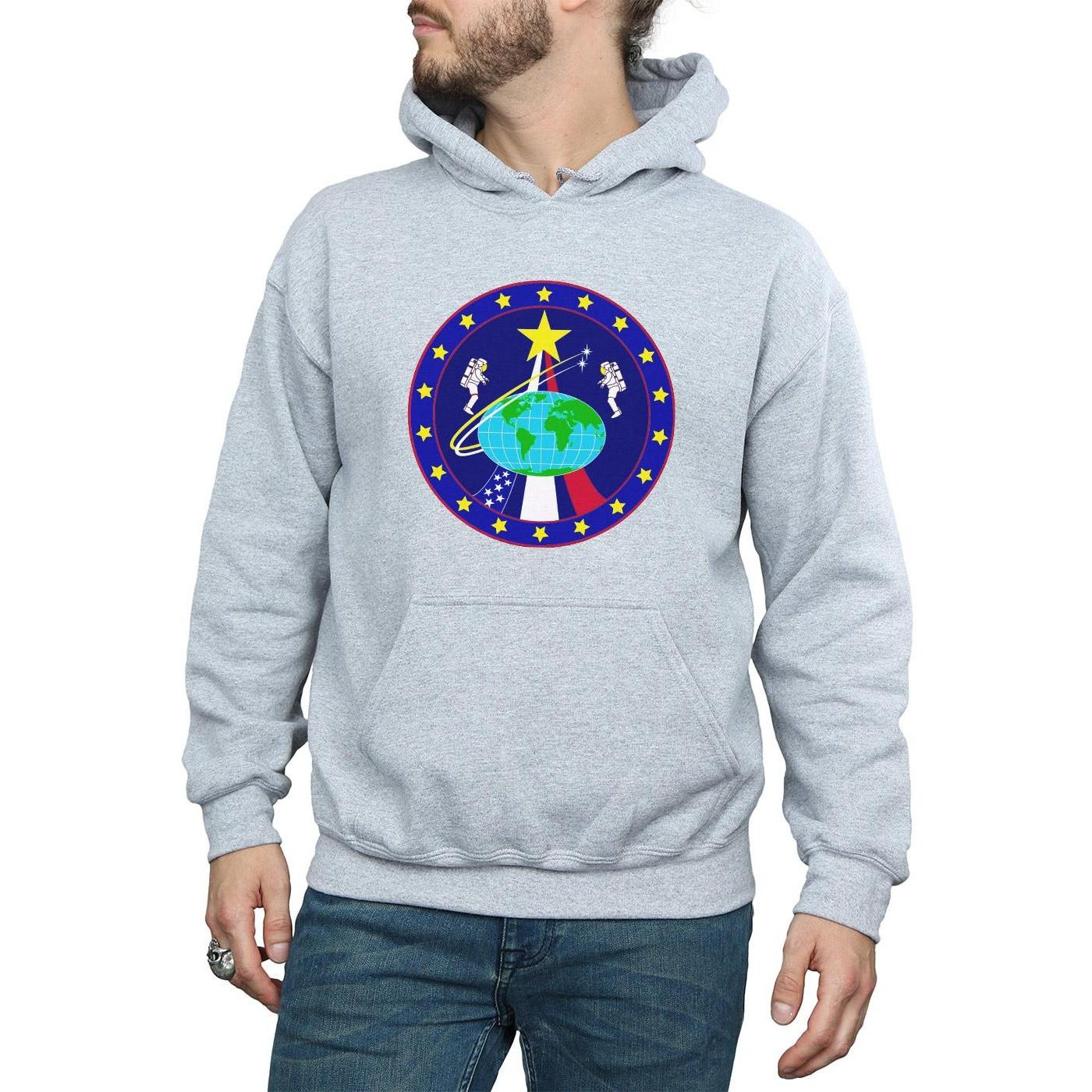 Nasa Kapuzenpullover mit Print  