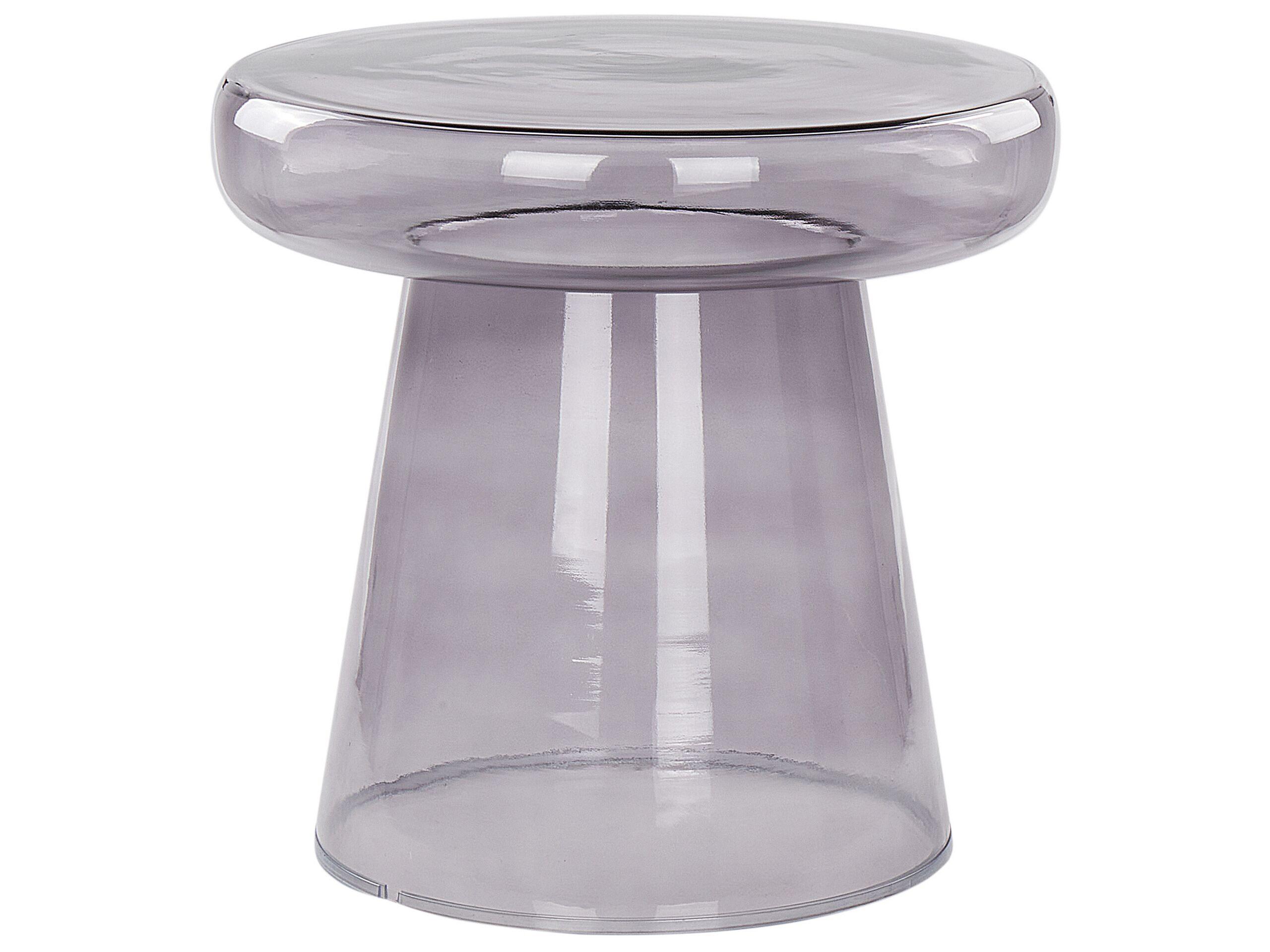 Beliani Table d'appoint en Verre Moderne CALDERA  