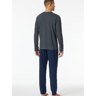 Schiesser Casual Essentials Gestreifter Pyjama  