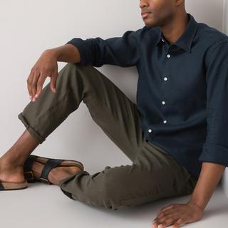 La Redoute Collections Signature Gerades Leinenhemd Langarm  