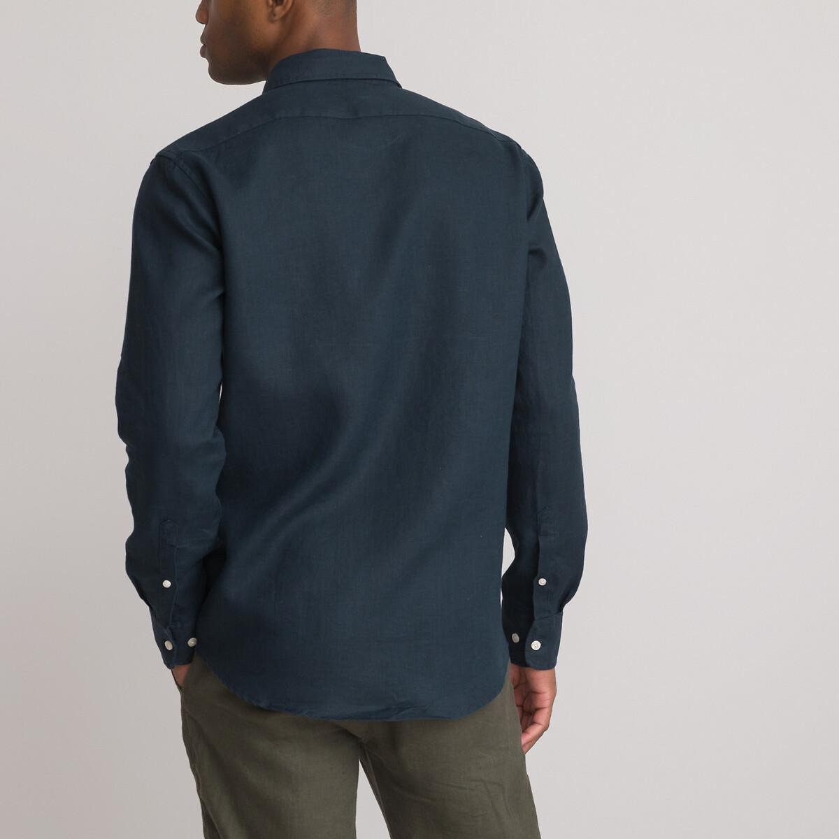 La Redoute Collections Signature Gerades Leinenhemd Langarm  