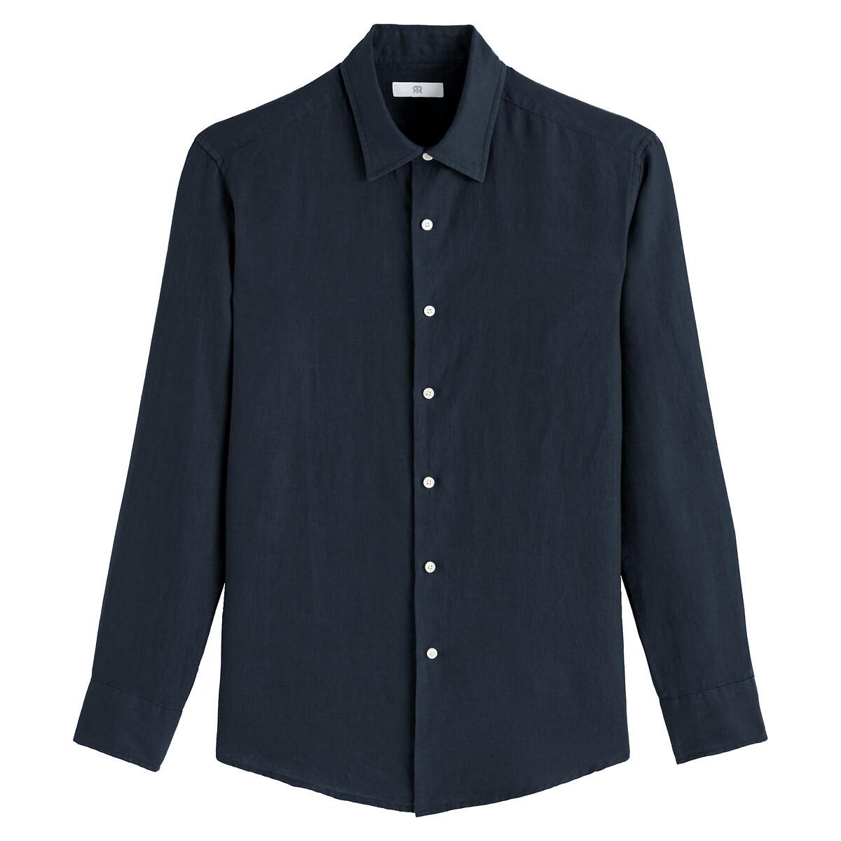 La Redoute Collections Signature Gerades Leinenhemd Langarm  