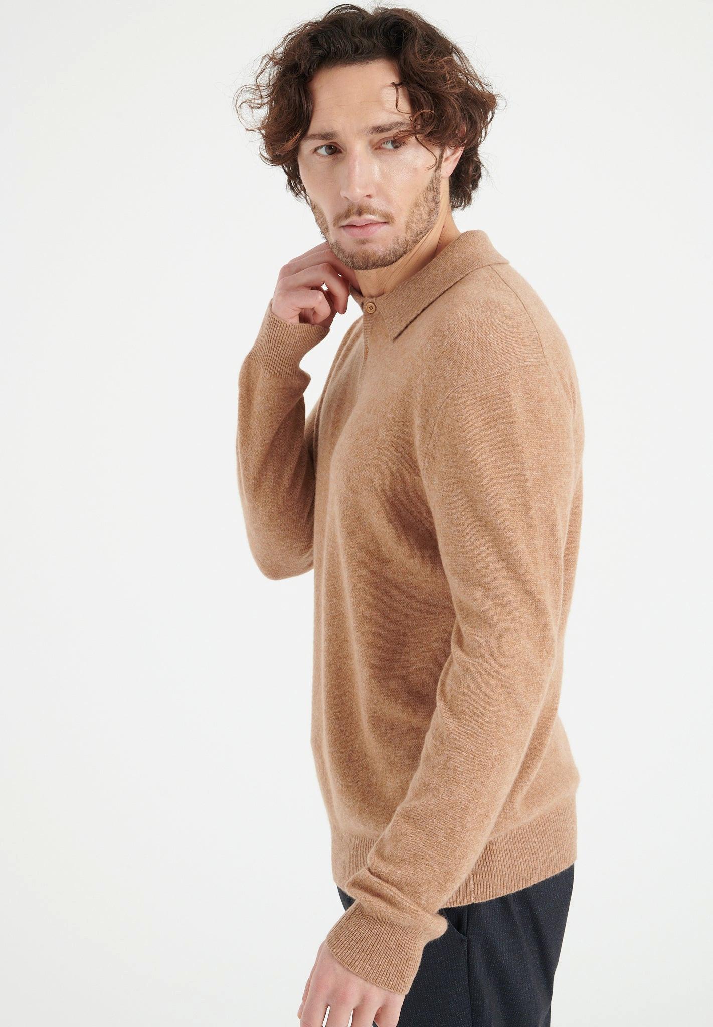 Studio Cashmere8  LUKE 5 Polo manica lunga - 100% cashmere 