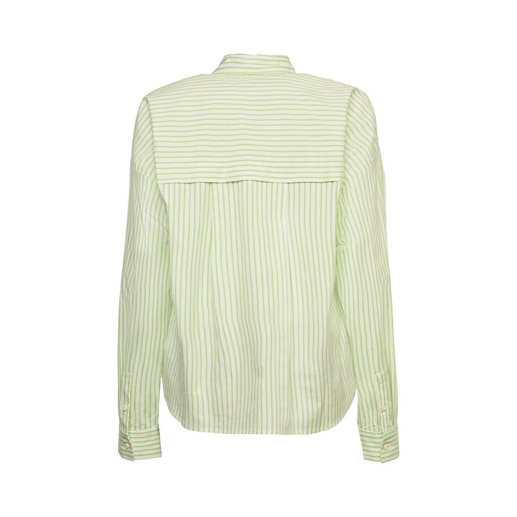 ESPRIT Damen Gestreiftes Slim Fit Hemd  